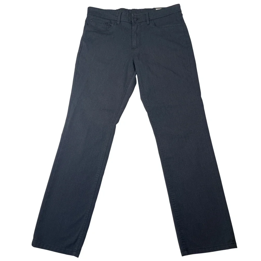 English Laundry Men's 32x32 Charcoal Stretch Denim Modern Straight‎ Premium Fit